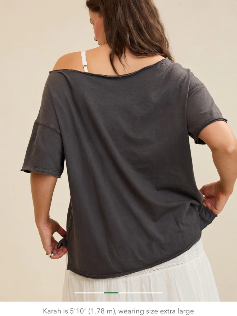 Aerie oversized off the shoulder butterfly tee - Picture 4 of 9